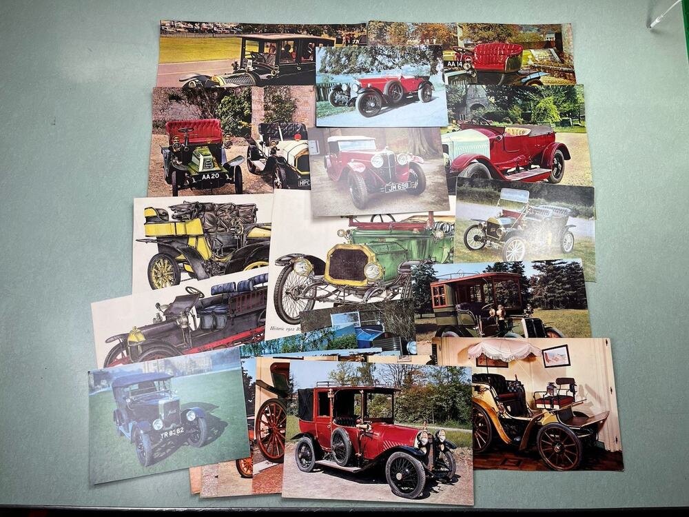 Antique Car Photo Lot 1920s 1930s Automobile Ephemera Post Card 1900s Vehicles